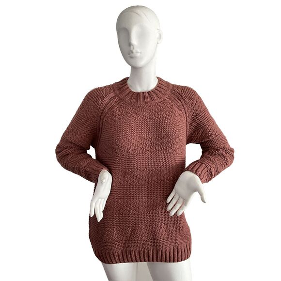 Organic Cotton Blend Nemma Long Sleeve Sweater In Flannel PrAna 1X - Picture 4 of 12